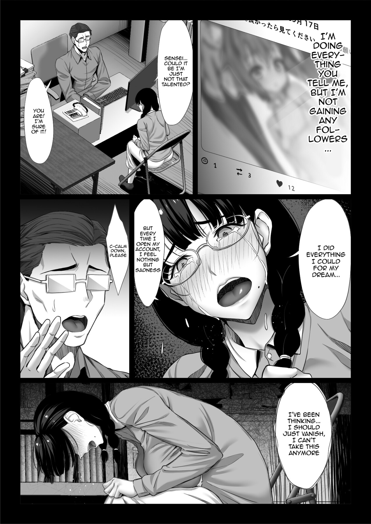 Hentai Manga Comic-A Story About a Plain Wife Falling As a Masochist To a Dick-Read-11